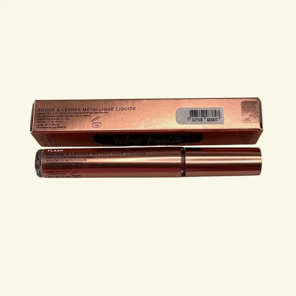 Victoria's Secret Velvet Matte Metallic Liquid Lip Flash 3.1g Bronze